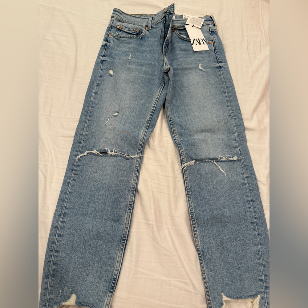 Zara Light Blue Denim Jeans